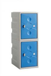 Ultrabox kunststof minilocker X2 - blauw 