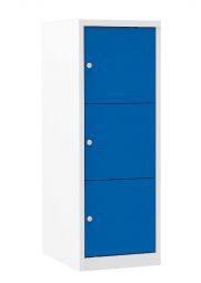 Lockerkast XL halfhoog 3 vaks - blauw